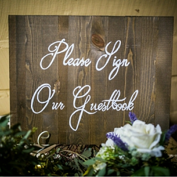 Guestbook Sign Homemade - Picture 2 of 2